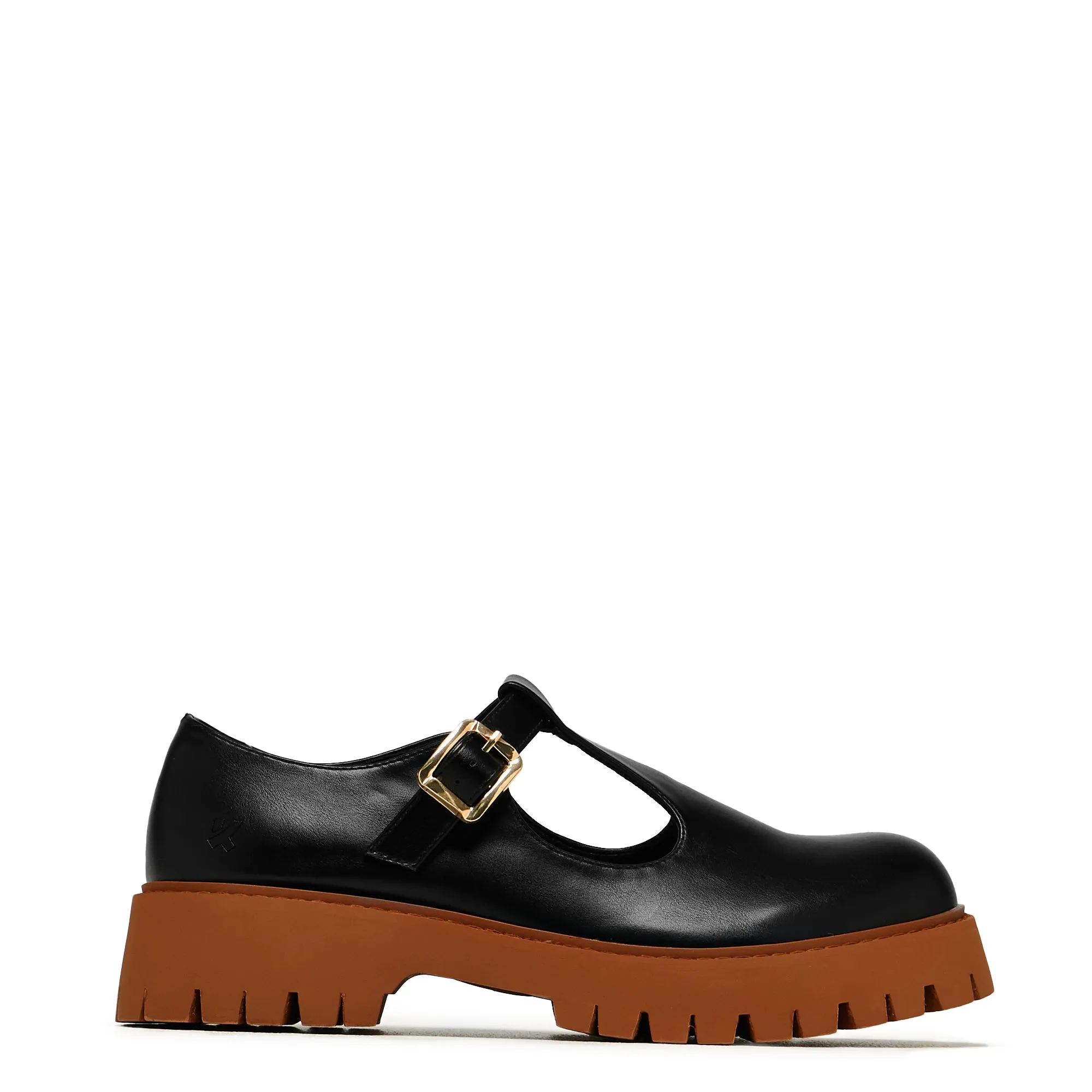 Abbot Men's Chunky Mary Janes - Black
