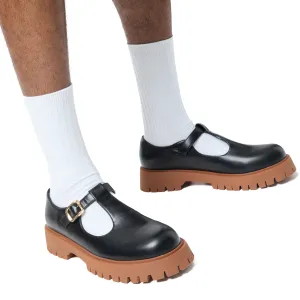 Abbot Men's Chunky Mary Janes - Black