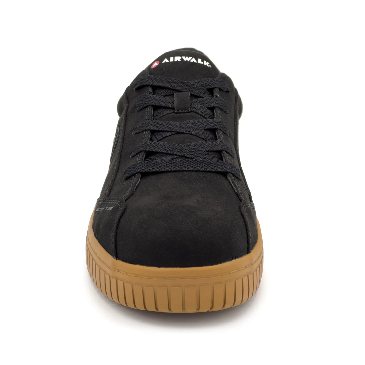 AirWalk Mens Camino Black/Gum Suede CT EH Work Shoes 10 M