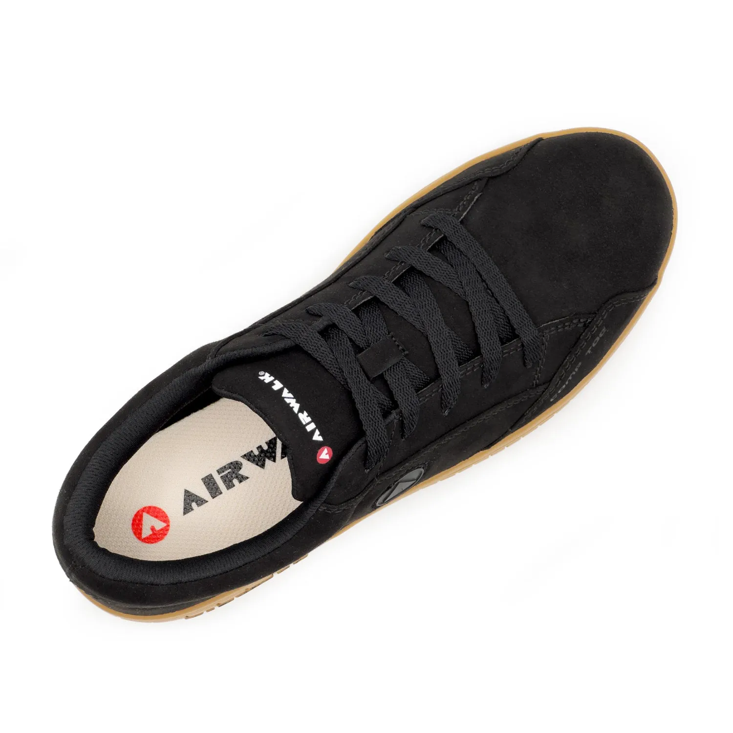 AirWalk Mens Camino Black/Gum Suede CT EH Work Shoes 10 M