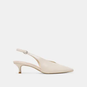 ALENNA HEELS BONE CRINKLE PATENT