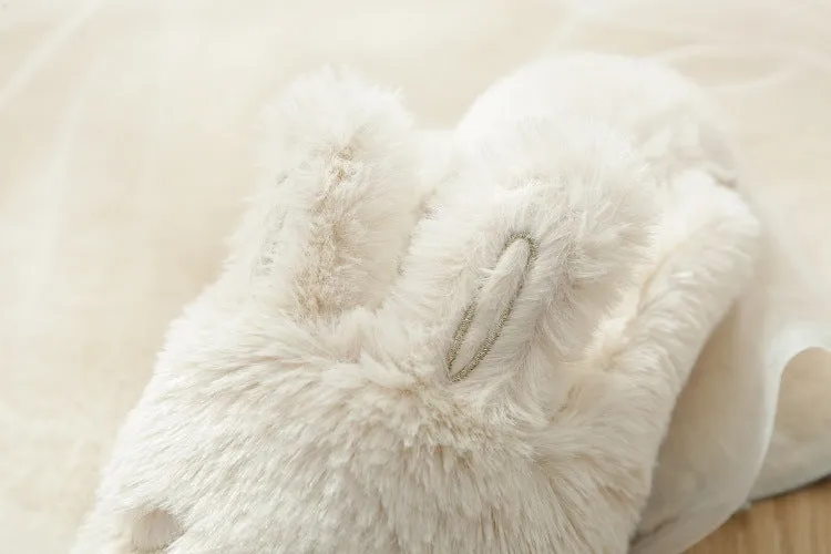 Animal Slippers Cute Rabbit Winter Comfortable Home Warmth Non-slip Cotton Drag UGG Style