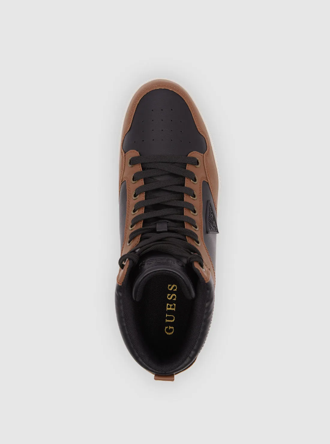 Black Brown Luny High Top Sneakers