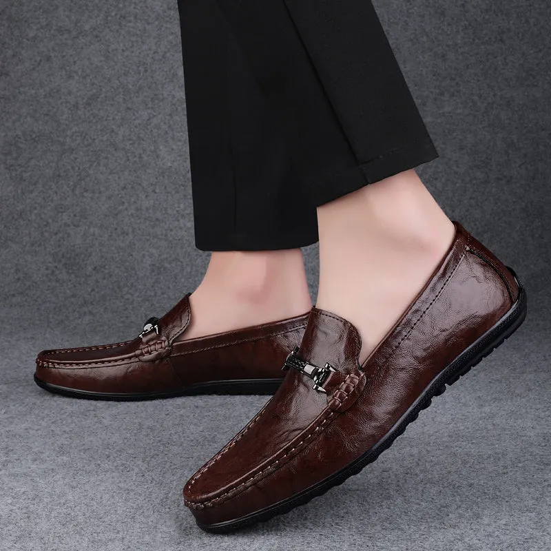 Black Comfortable Loafers Shoes