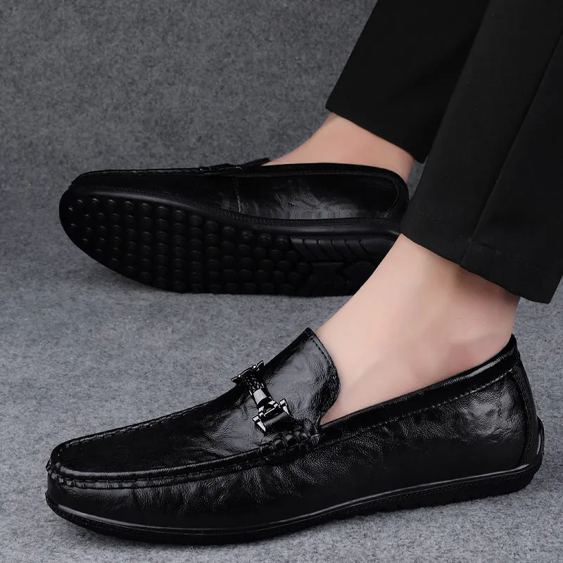 Black Comfortable Loafers Shoes