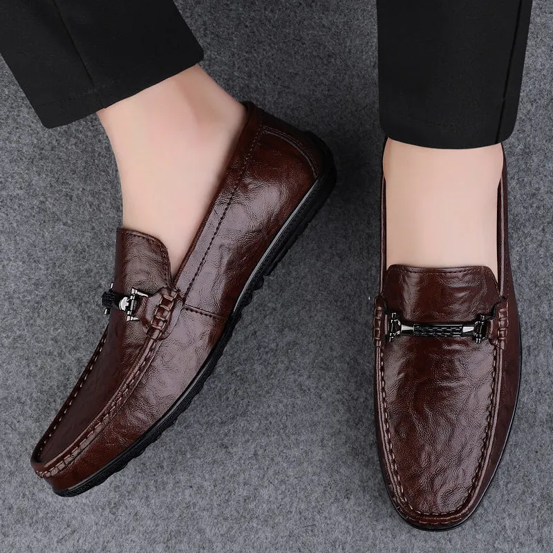 Black Comfortable Loafers Shoes