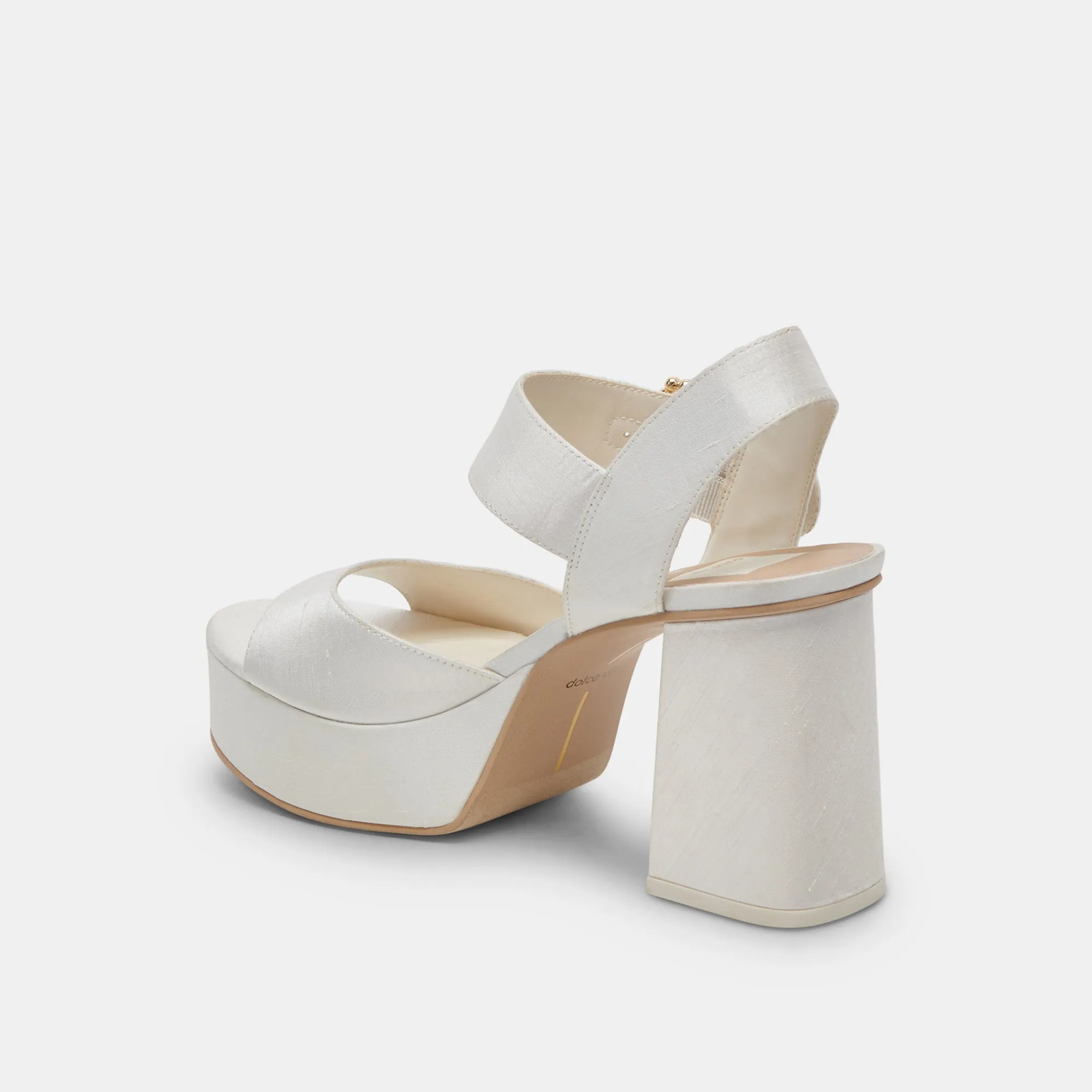 BOBBY PEARL HEELS WHITE PEARLS - re:vita