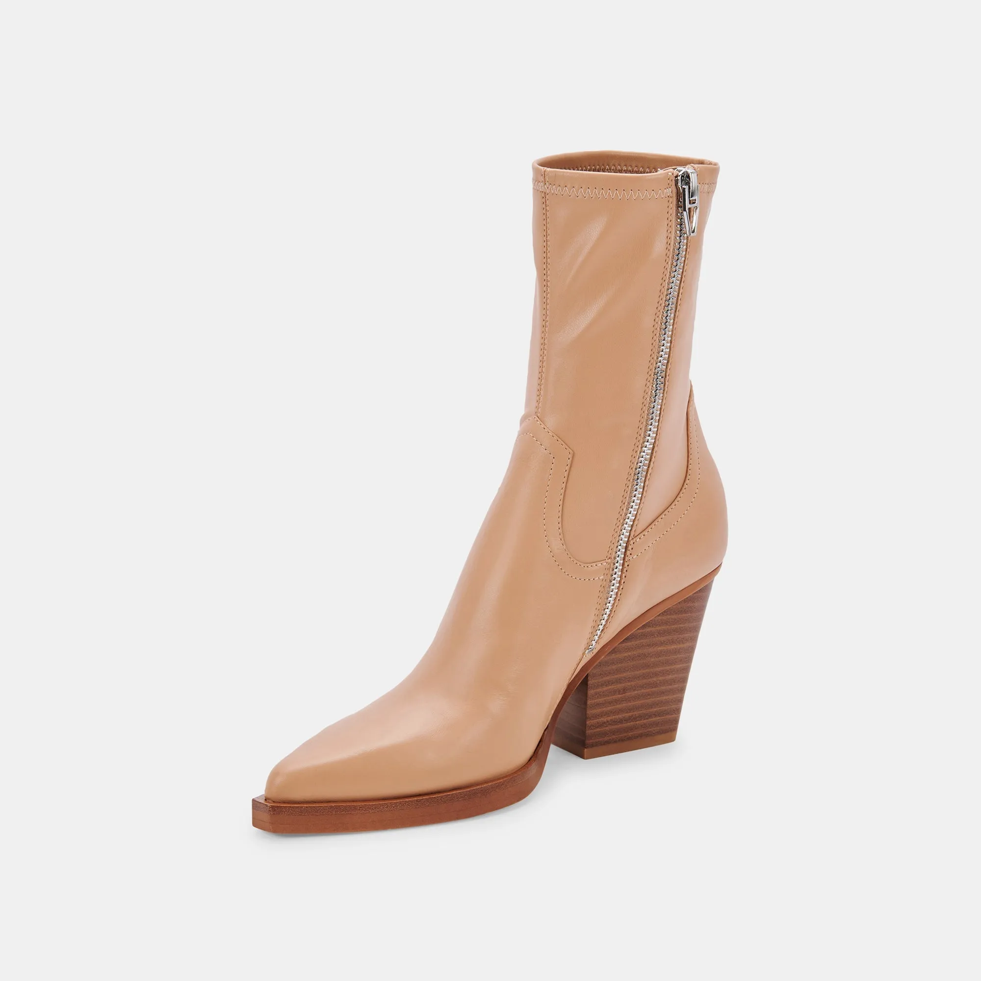 BOYD BOOTS TAN LEATHER - re:vita