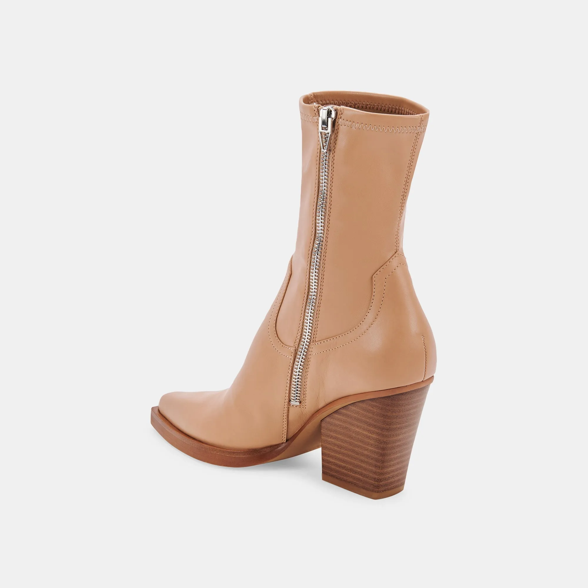 BOYD BOOTS TAN LEATHER - re:vita
