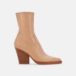 BOYD BOOTS TAN LEATHER - re:vita