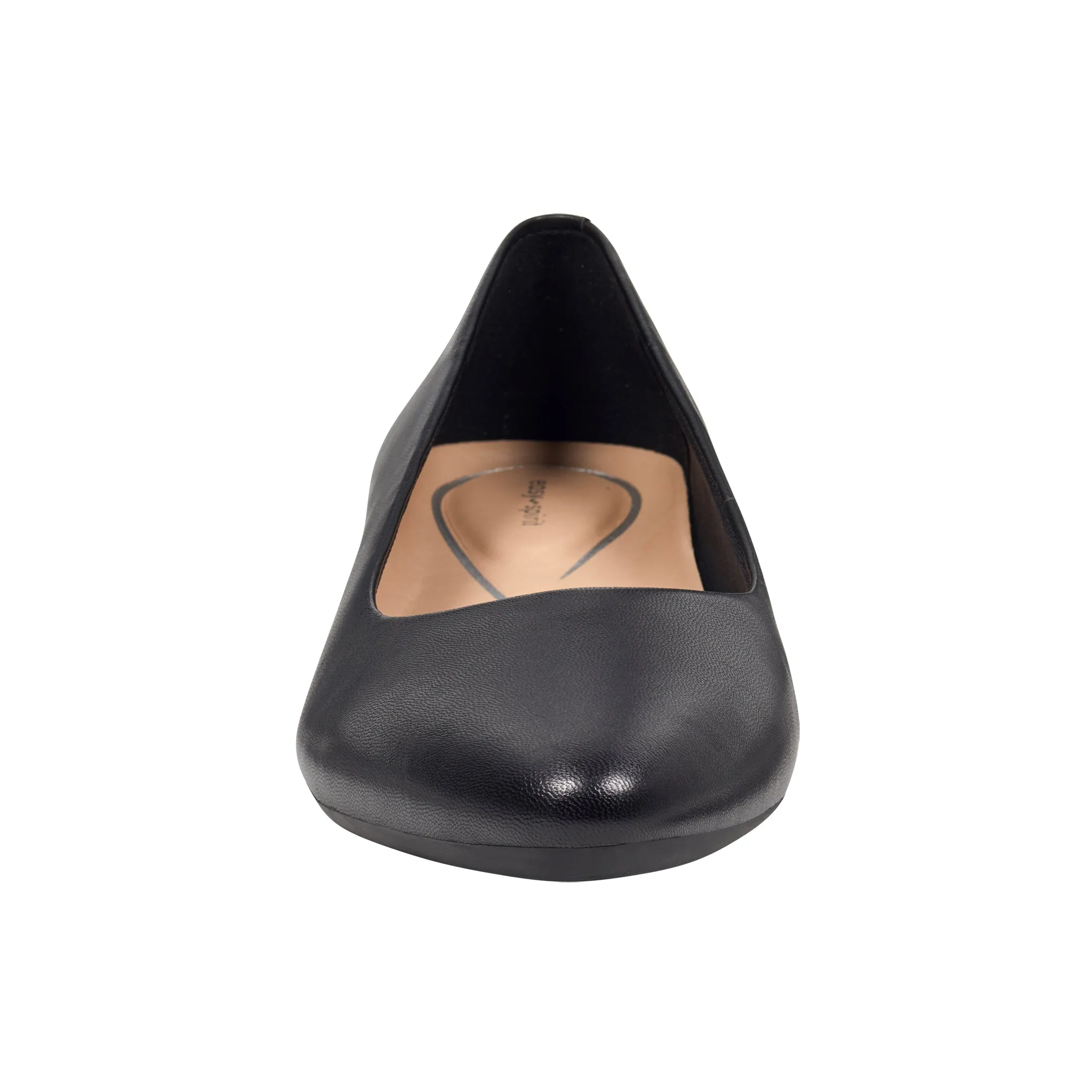 Caldise Leather Low Heel Dress Shoes