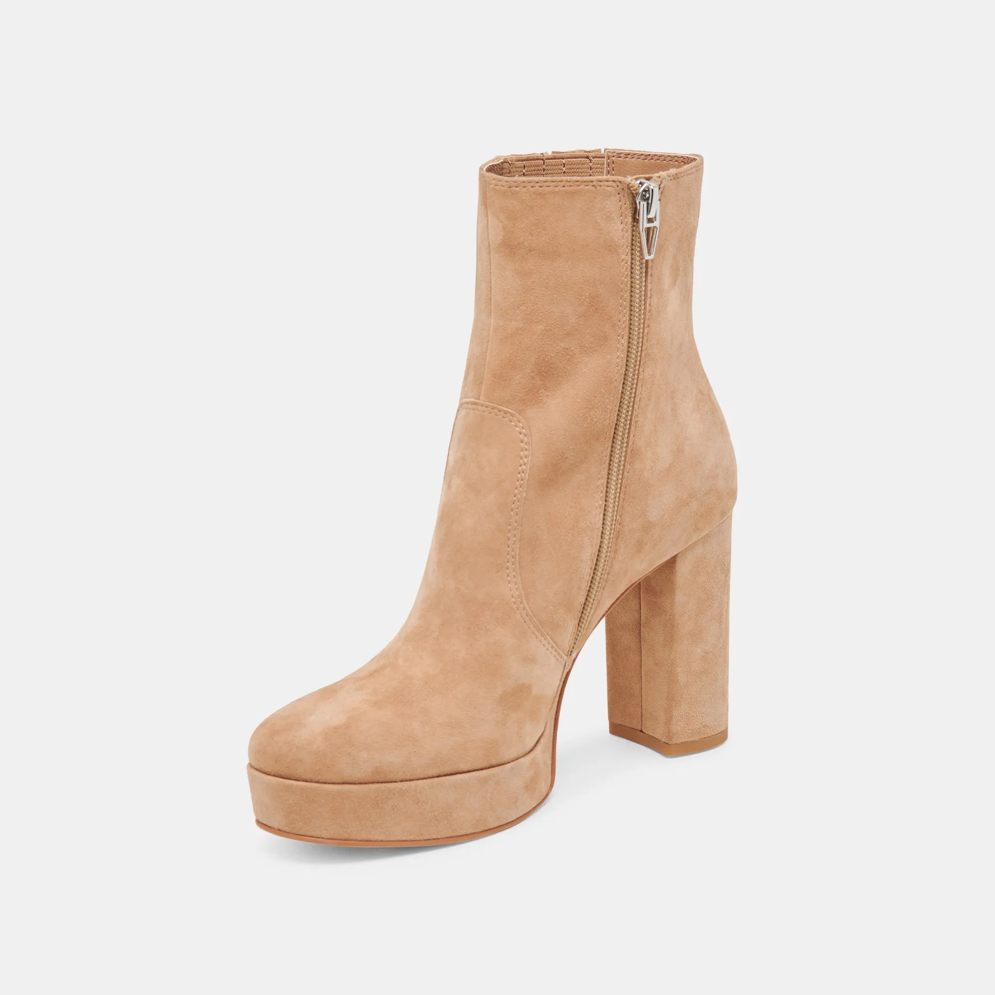 CINNY BOOTS CAMEL SUEDE