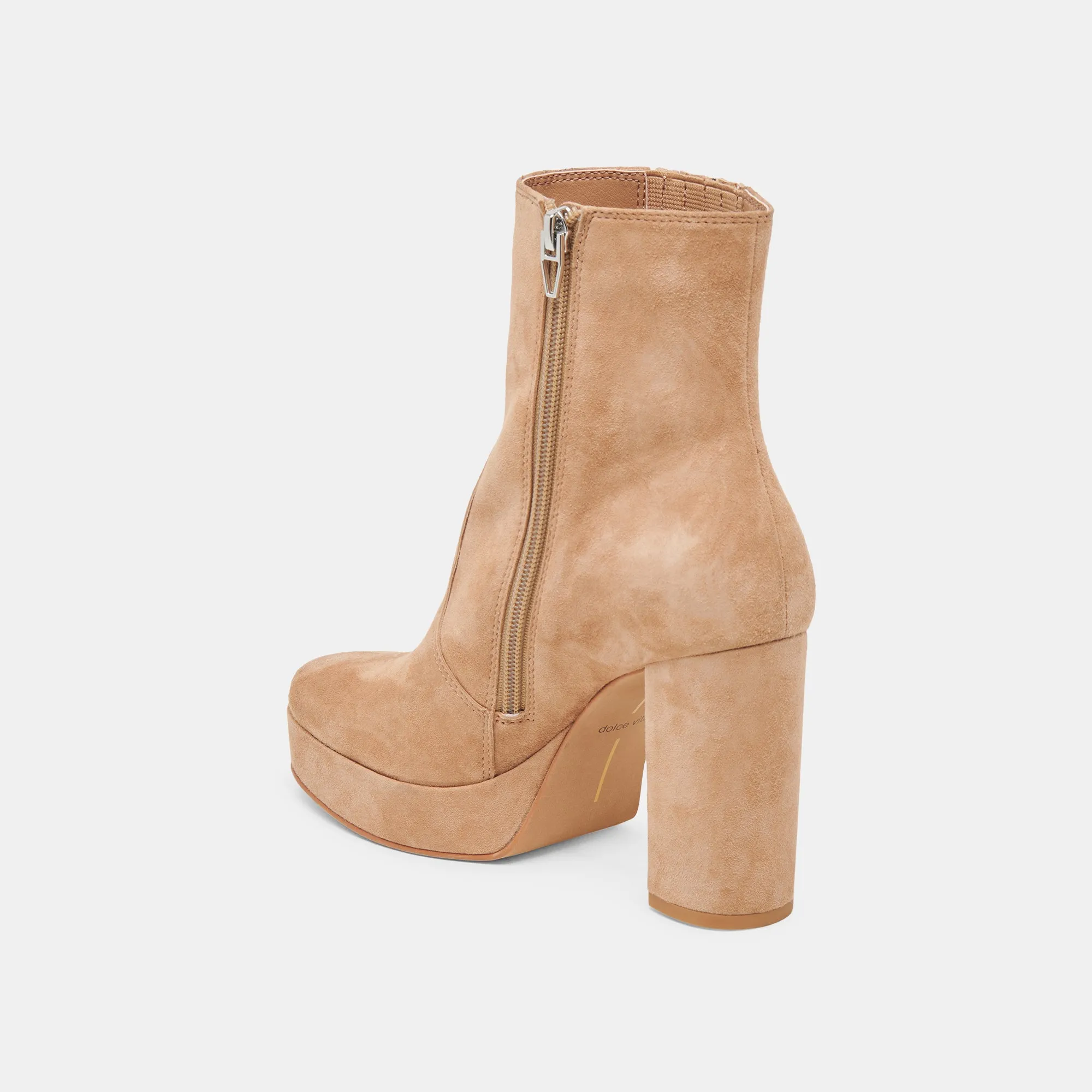 CINNY BOOTS CAMEL SUEDE