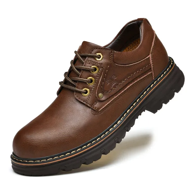 Comfortable and Roomy Leather Men's Shoes