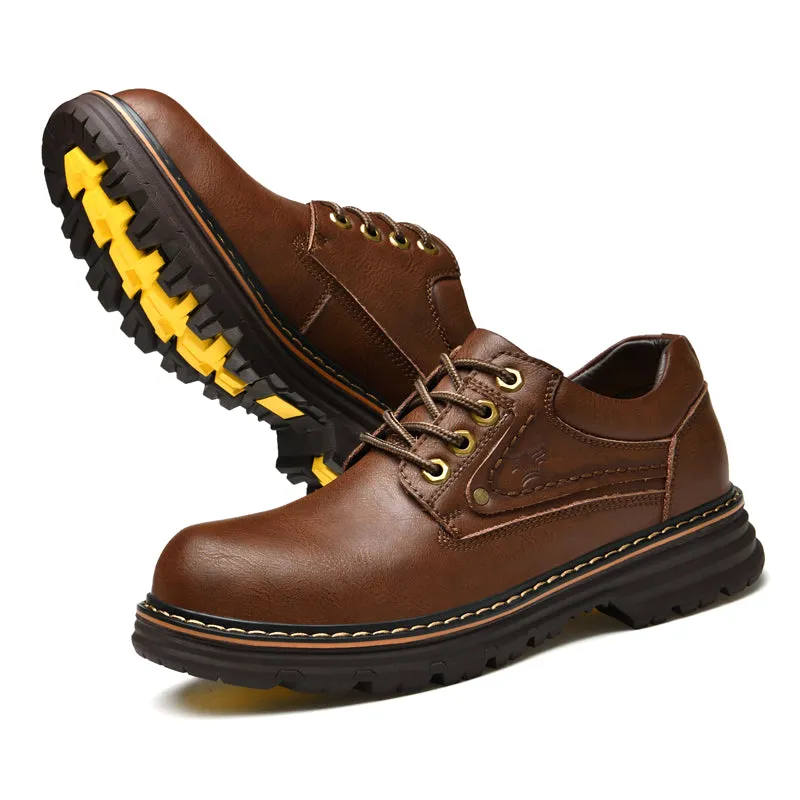 Comfortable and Roomy Leather Men's Shoes