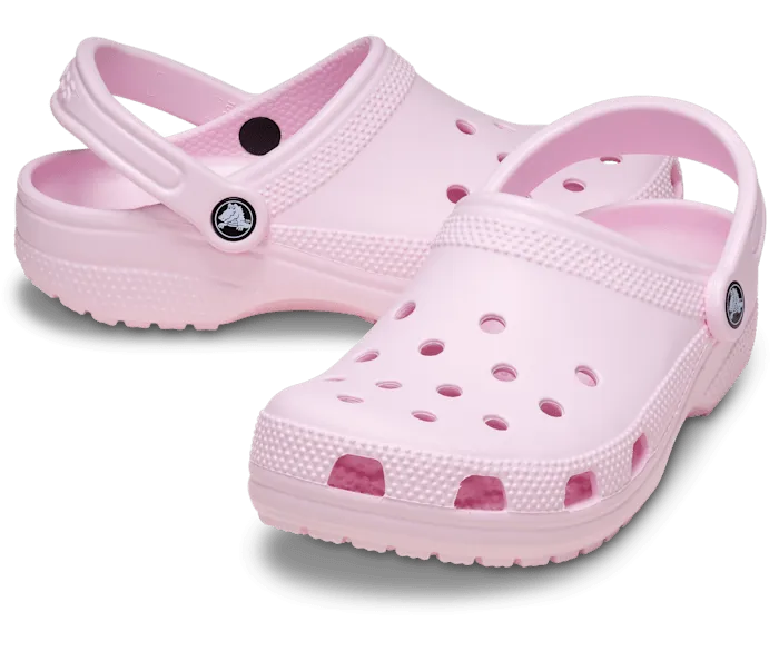 CROCS UNISEX CLASSIC PINK MILK CLOGS