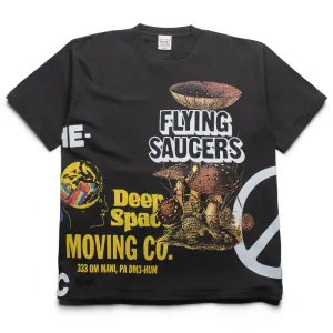 CRTFD Allover Print Mash Up Tee - Vintage Black