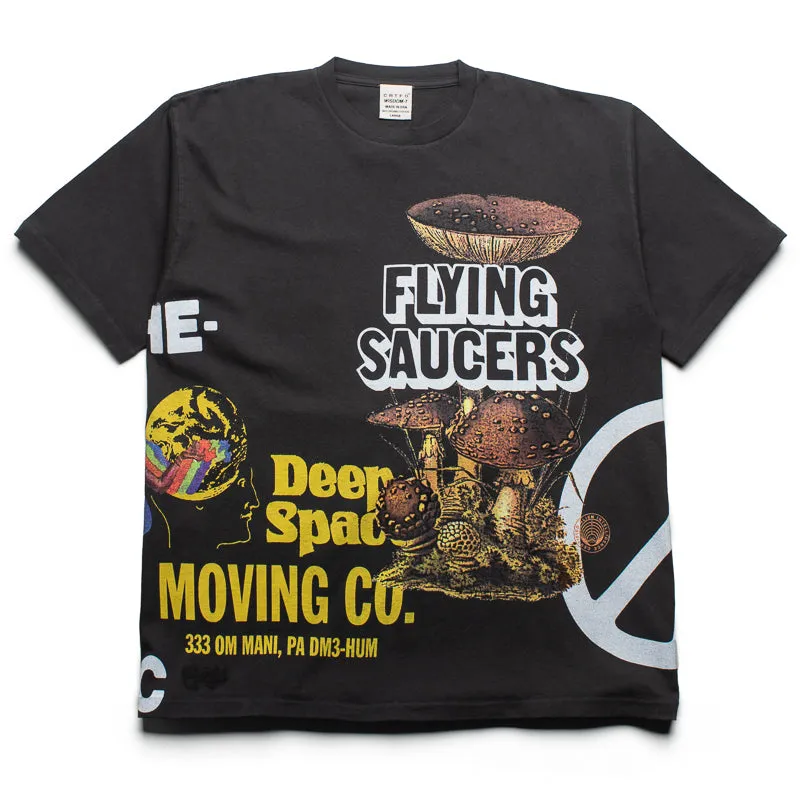 CRTFD Allover Print Mash Up Tee - Vintage Black