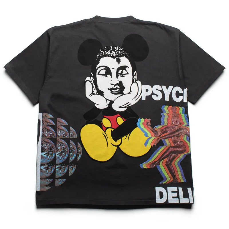 CRTFD Allover Print Mash Up Tee - Vintage Black