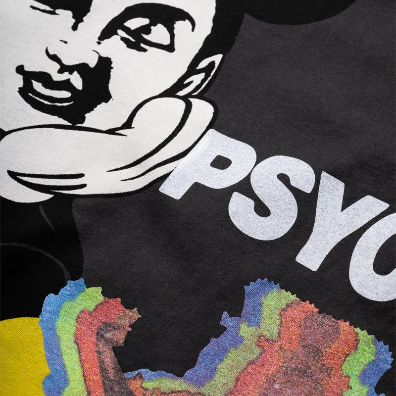 CRTFD Allover Print Mash Up Tee - Vintage Black