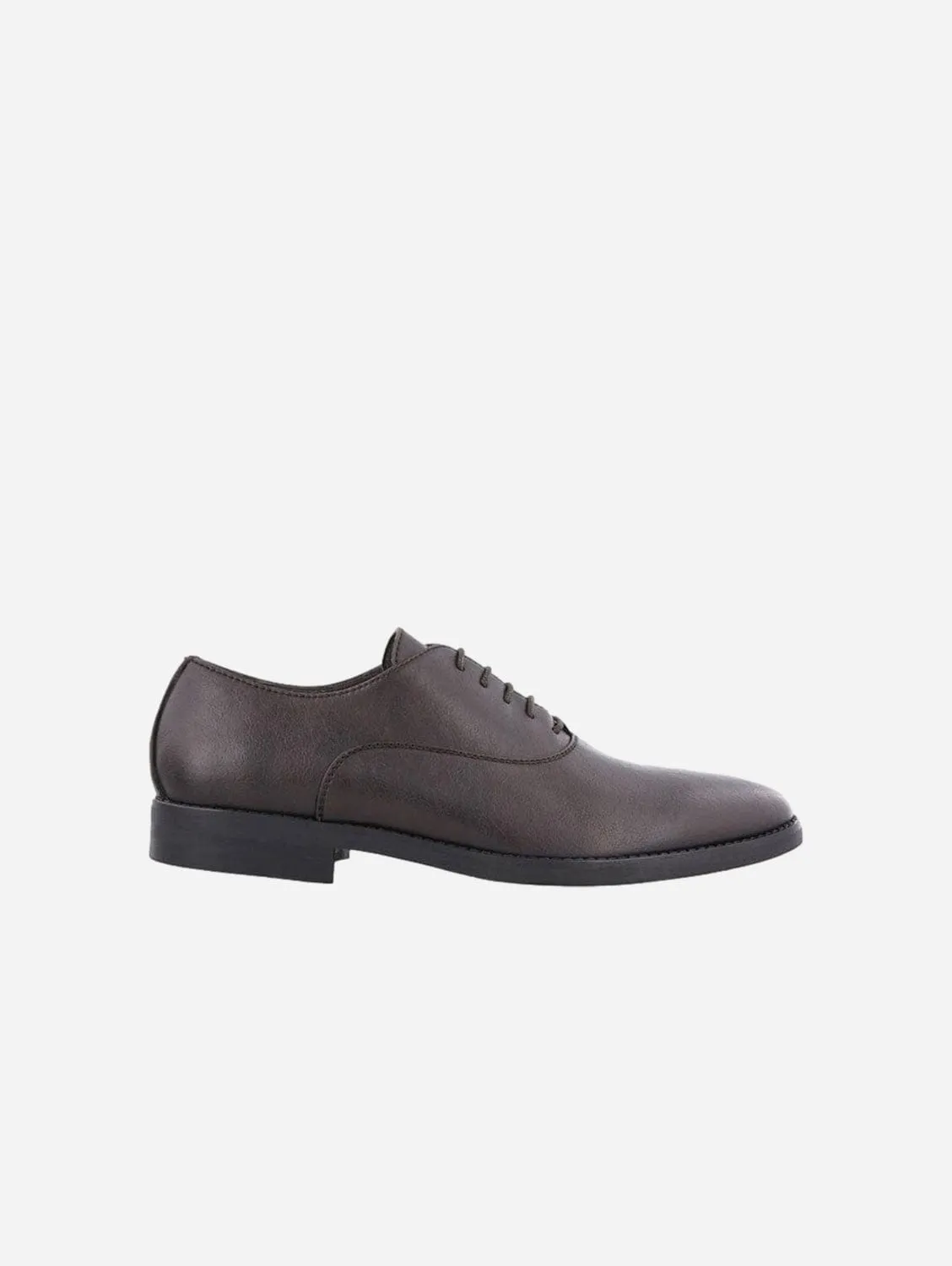 Damiano Men's Nappa  Vegan Leather Oxford Shoes | Brown