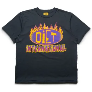 Diet Starts Monday INTL Flame Tee - Vintage Black