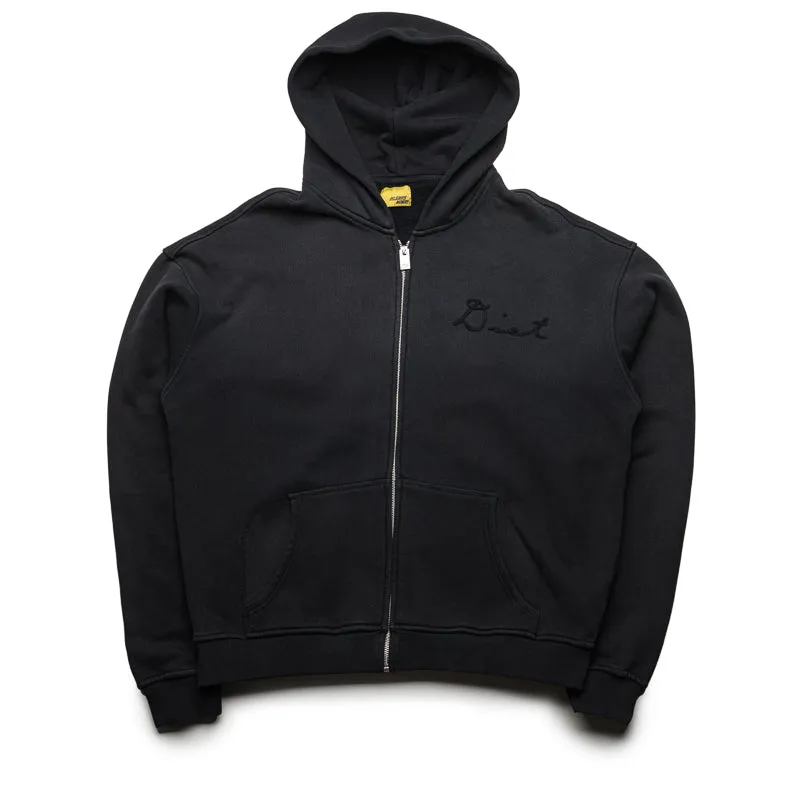 Diet Starts Monday Lightning Full Zip - Vintage Black