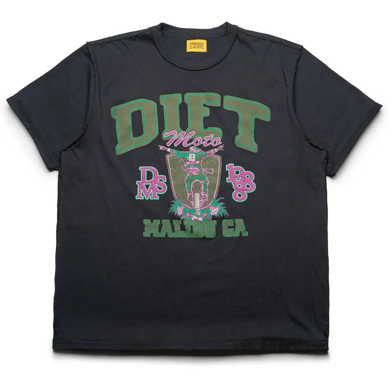 Diet Starts Monday Moto Tee - Vintage Black