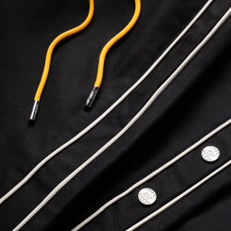 Diet Starts Monday Pinstripe Work Pant - Vintage Black