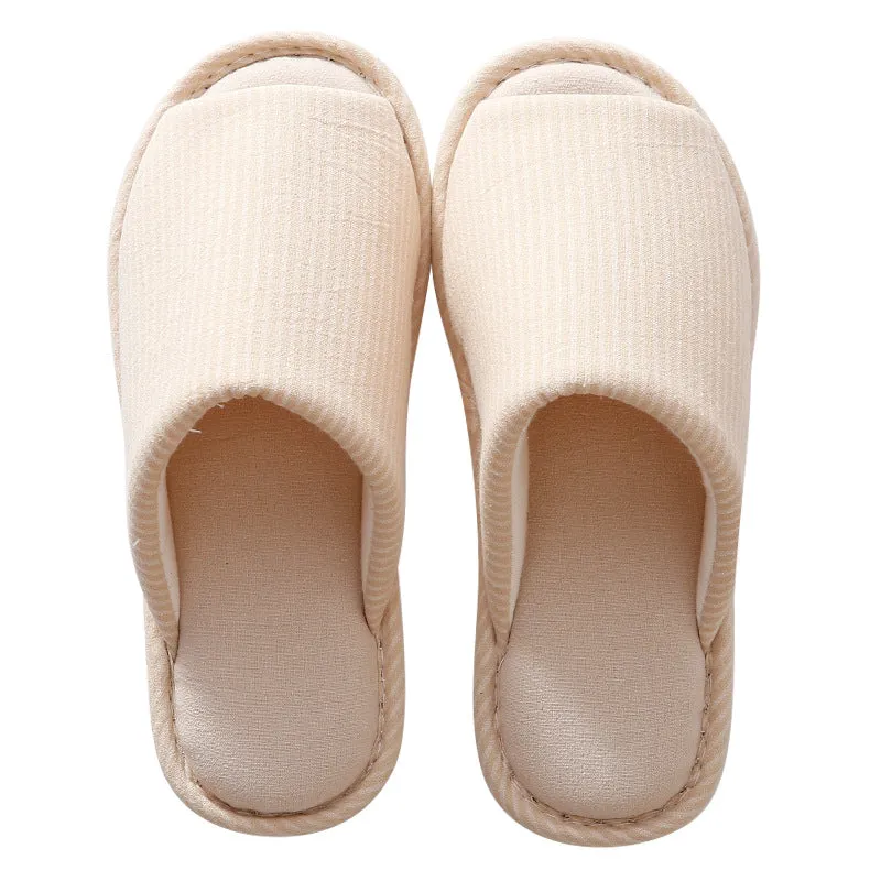 Japanese Four Seasons Home Comfortable Couple Slippers With Non-slip Soft UGG Style