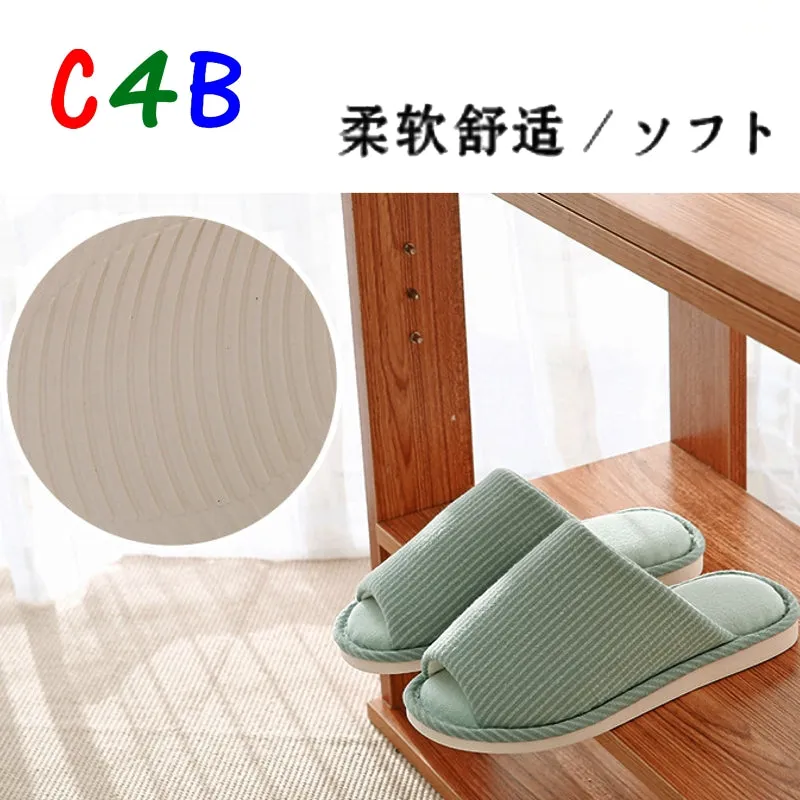 Japanese Four Seasons Home Comfortable Couple Slippers With Non-slip Soft UGG Style