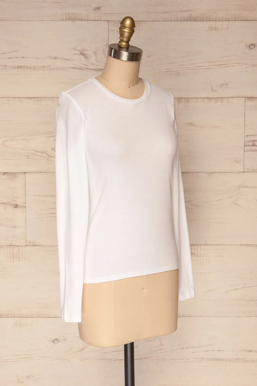 Otwock White | Long Sleeve Top
