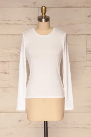 Otwock White | Long Sleeve Top