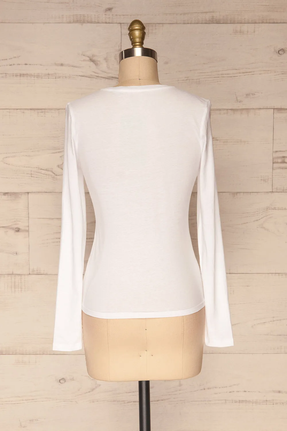 Otwock White | Long Sleeve Top