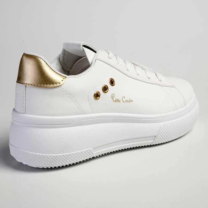 Pierre Cardin Valentine Sneaker - White / Gold