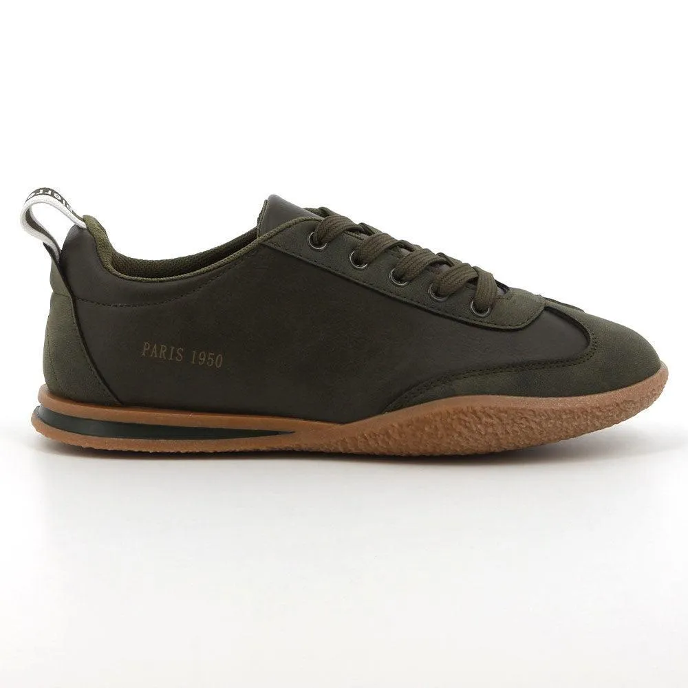 Pierre Cardin Wembi 2 Ladies Lace Up Sneaker -  Olive