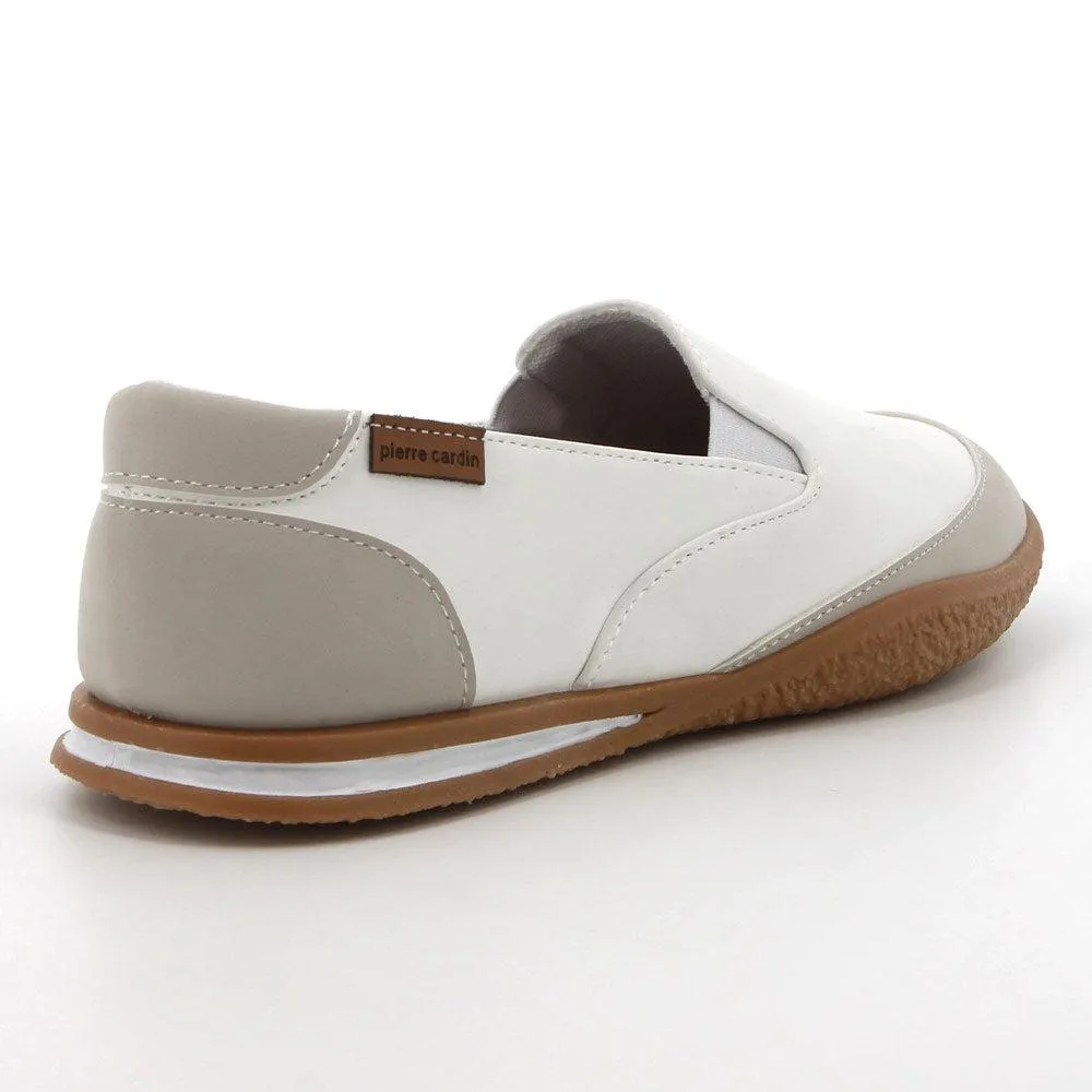 Pierre Cardin Wembi 3 Ladies Slip On Sneaker -  White Grey