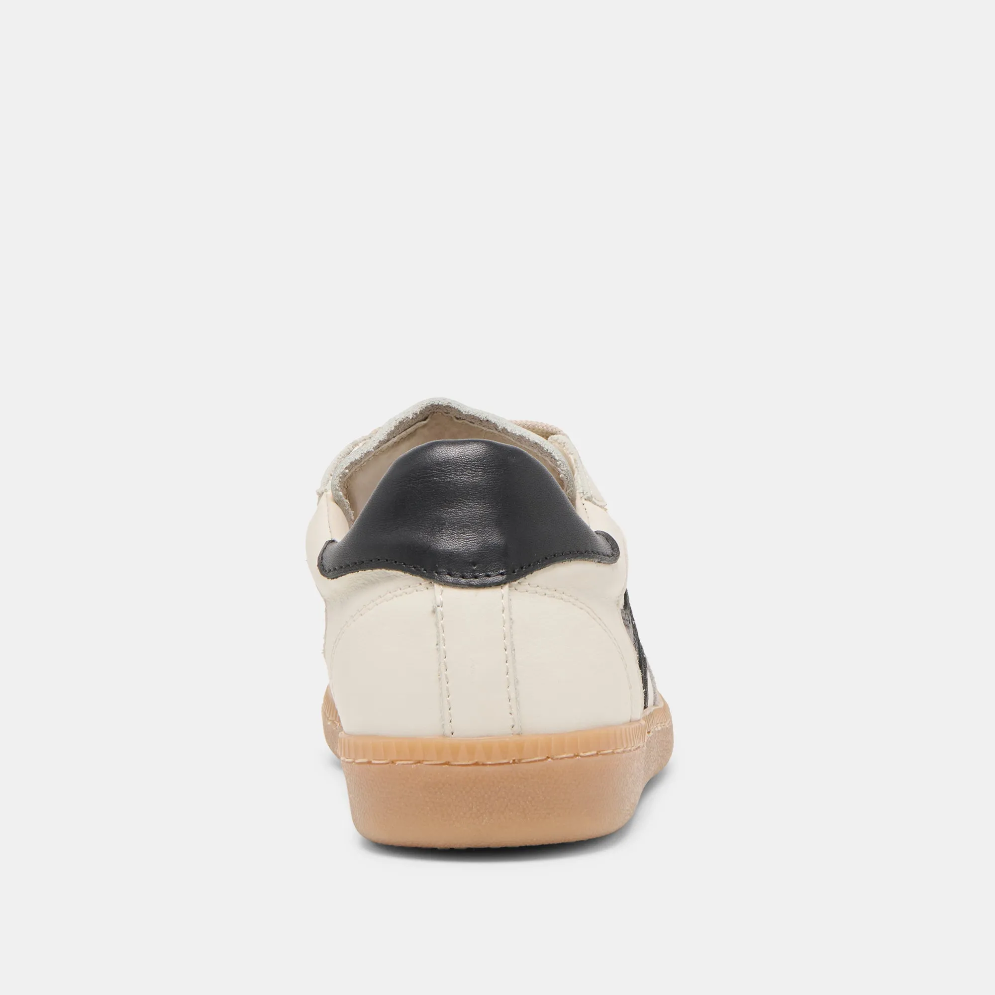 REBEL SNEAKERS WHITE BLACK LEATHER