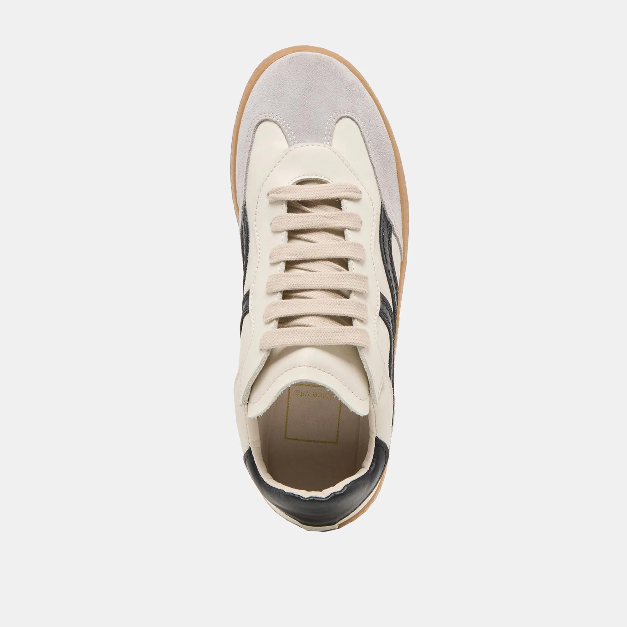 REBEL SNEAKERS WHITE BLACK LEATHER