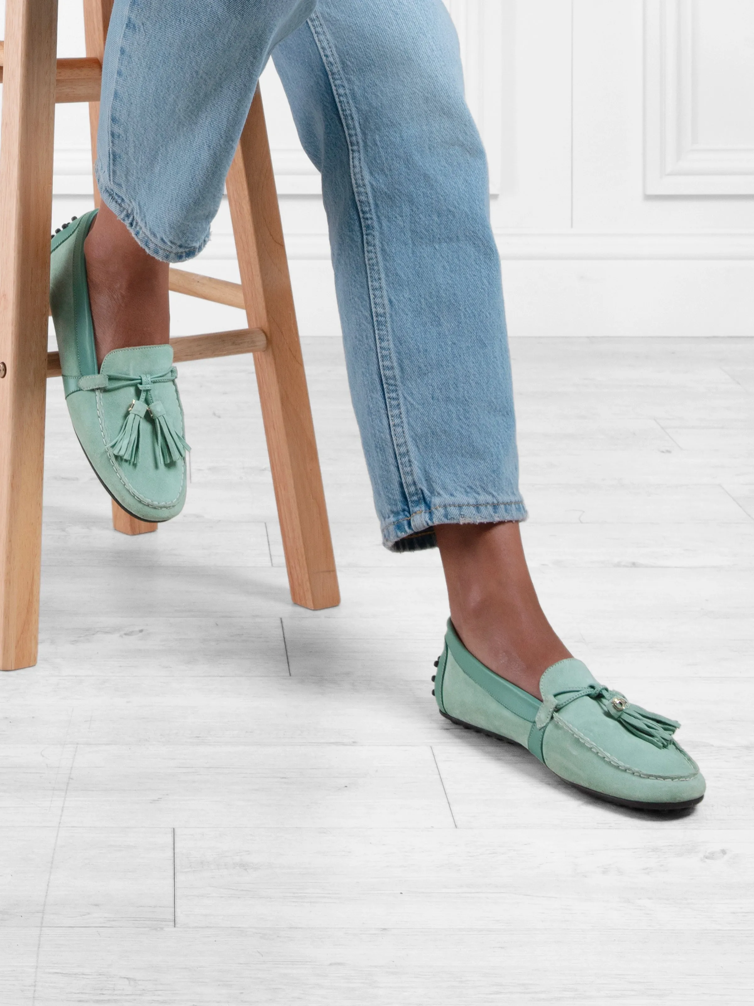 Rutland - Mint Suede