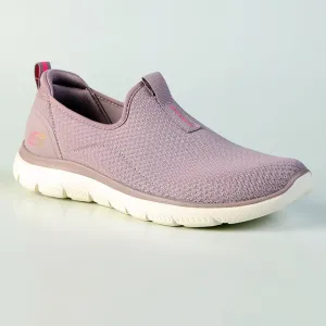 Skechers Summits Slip On Sports Sneaker - Mauve