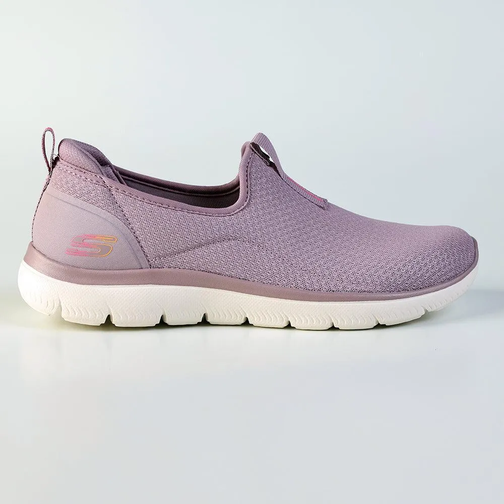 Skechers Summits Slip On Sports Sneaker - Mauve