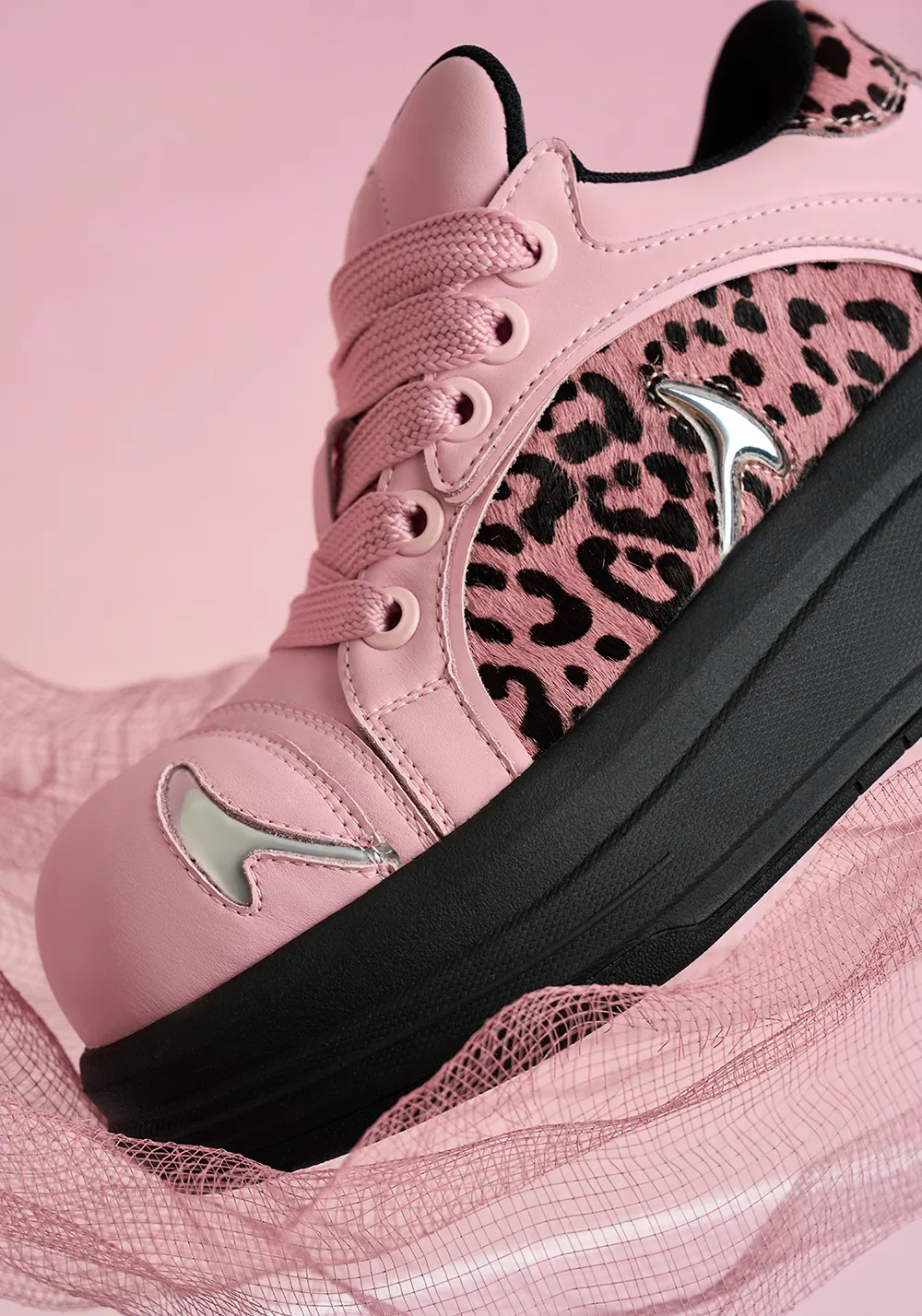 SMILEY丨Leopard Print Patchwork Series-Pink