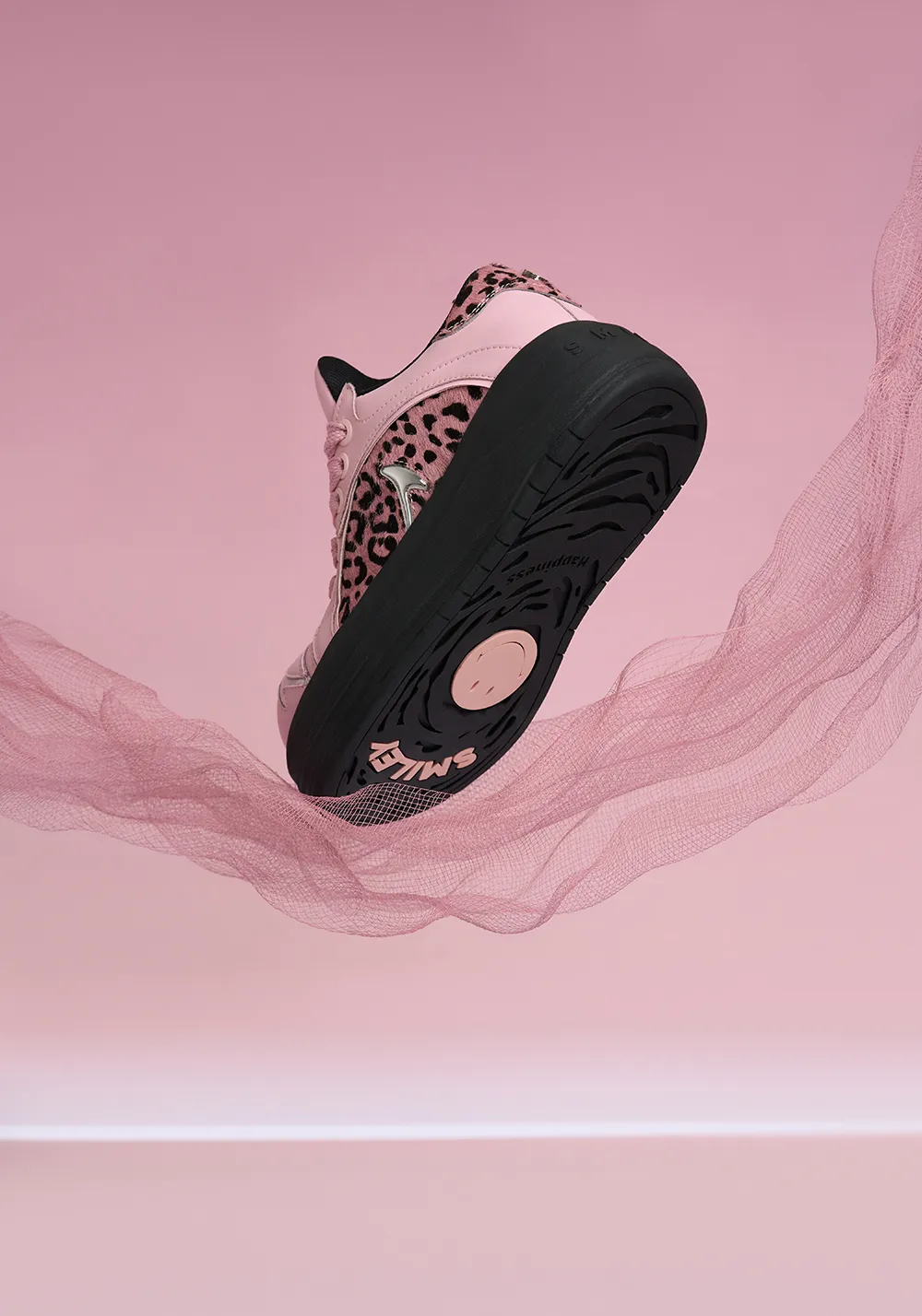 SMILEY丨Leopard Print Patchwork Series-Pink