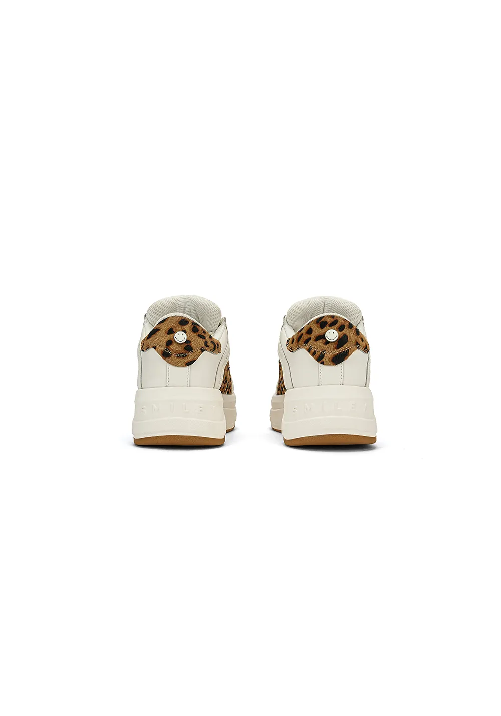 SMILEY丨Leopard Print Patchwork Series-White