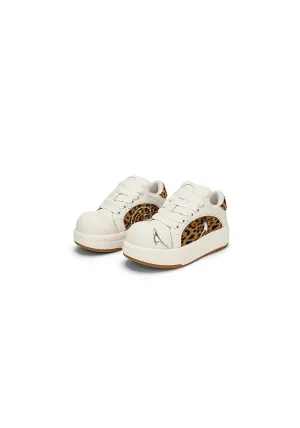 SMILEY丨Leopard Print Patchwork Series-White