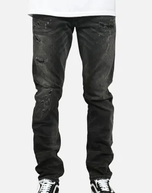 Smoke Rise DISTRESSED SLIM FIT DENIM