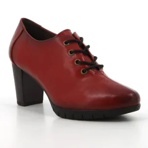 Soft Style By Hush Puppies Sibila Lace Up Block Heel - Red