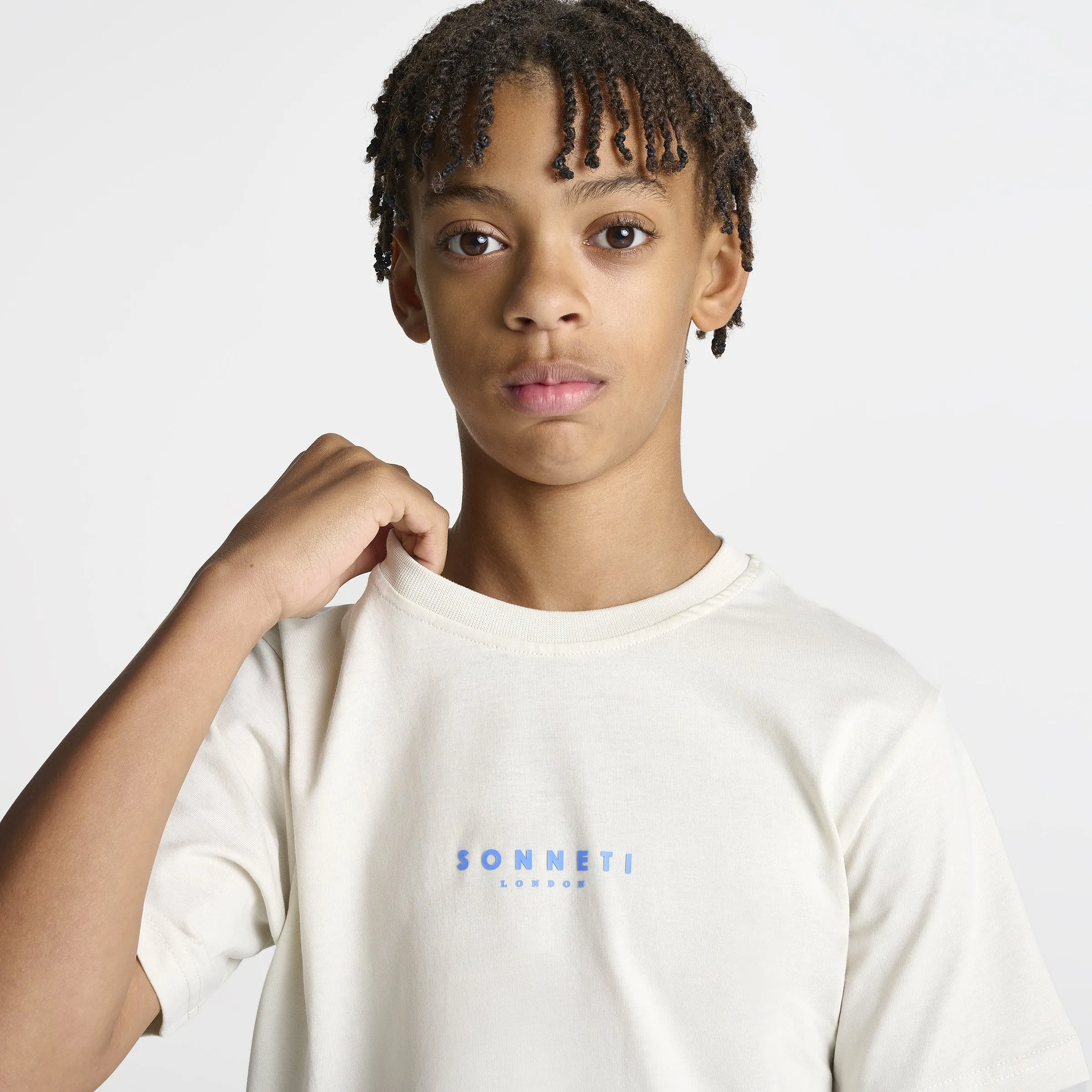 Sonneti Junior Boys' London T-Shirt / Vaporous Gray