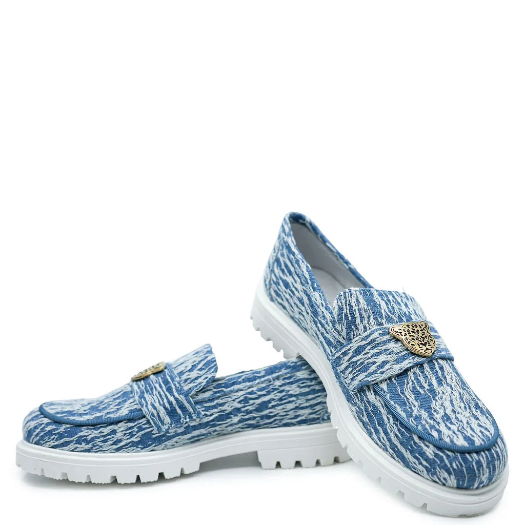 Spain Co Jean Tiger Chunky Loafer